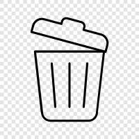 garbage, garbage can, recycling, recycling bin icon svg