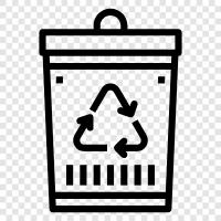 garbage, dump, recycle, garbage disposal icon svg