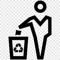 garbage, recycling, garbage disposal, municipal icon svg