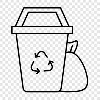 garbage, trash, discarding, discards icon svg