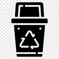 garbage, garbage disposal, rubbish, rubbish bin icon svg