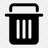 garbage, rubbish, dirty, polluted icon svg