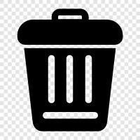 garbage, rubbish, refuse, junk icon svg