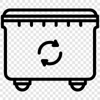 çöp, rubbish, garbage can, garbage kamyon ikon svg