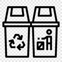 garbage, garbage bags, waste, rubbish icon svg