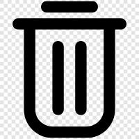 garbage, garbage can, landfill, recycling icon svg