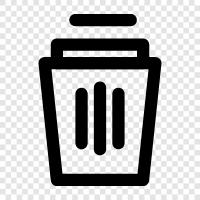 garbage, rubbish, waste, debris icon svg