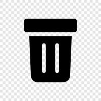 garbage, garbage can, recycling, recycling bin icon svg