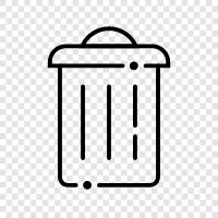 garbage, dump, rubbish, junk icon svg