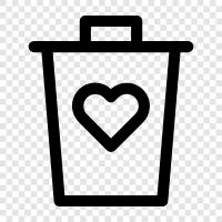 garbage, garbage can, rubbish, garbage disposal icon svg