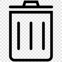 garbage, recycle, dump, bin icon svg