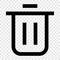 garbage, rubbish, junk, waste icon svg