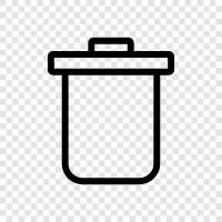 garbage, rubbish, dirty, contaminated icon svg