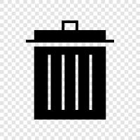 garbage, rubbish, debris, waste icon svg