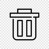 garbage, rubbish, litter, waste icon svg