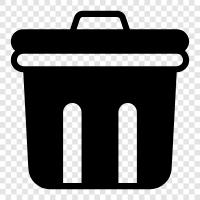 garbage, rubbish, garbage dump, landfill icon svg