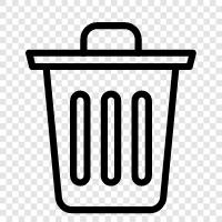 Müll, Müllsammlung, Abfallentsorgung, Recycling symbol