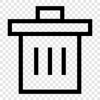 garbage, rubbish, recycling, garbage disposal icon svg