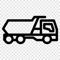 garbage truck, refuse truck, garbage truck driver, garbage trucking icon svg