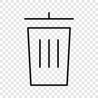 garbage truck, garbage can, garbage disposal, trash icon svg