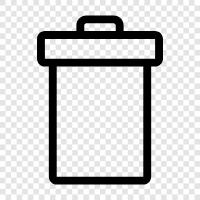 Garbage, Recycling, Waste, Can icon svg