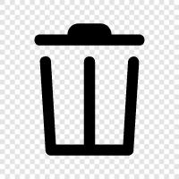 garbage, recycling, garbage can, garbage disposal icon svg