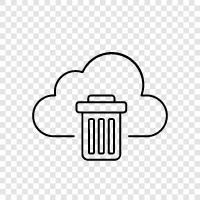 garbage, garbage disposal, trash can, garbage truck icon svg