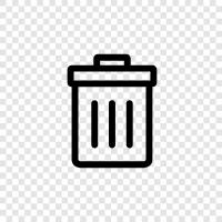 garbage, rubbish, garbage dump, garbage truck icon svg