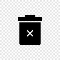 garbage, rubbish, garbage can, garbage truck icon svg