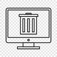 Garbage, Trash Can, Garbage Can, Trash Collection icon svg