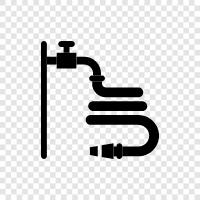 garden hose, watering can, water hose, sprinkler icon svg