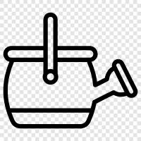 Garden Hose, watering can for plants, watering can for flowers, watering icon svg