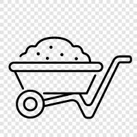 gardening cart, garden cart for sale, garden, Garden cart icon svg