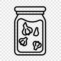 garlic oil, garlic powder, garlic soup, garlic bread icon svg