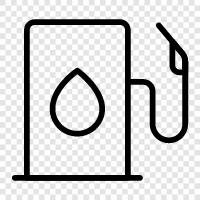 Gas, Benzin, Diesel, Öl symbol