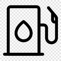 Gas, Diesel, Benzin, Holzkohle symbol