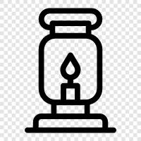 gas lamp, kerosene lamp, lamp, light icon svg