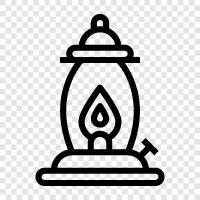 gas, wicks, oil, lamp icon svg