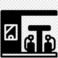 benzin, yakıt, pompa, istasyon ikon svg