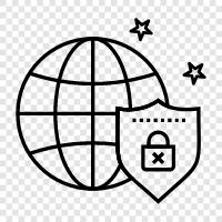 GDPR, data protection, privacy, data protection law icon svg