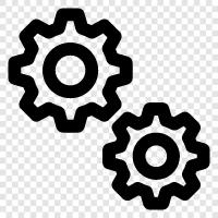 gear, wheel, machine, mechanism icon svg