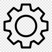 gear, machinery, wheel, axle icon svg