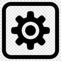 gears, equipment, tools, machine icon svg