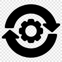 gears, machinery, workings, mechanisms icon svg
