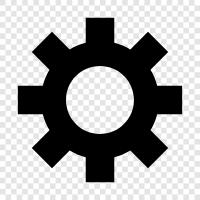 gears, machine, machinery, tools icon svg