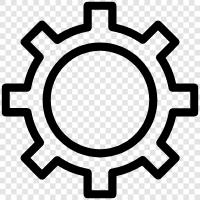 gears, hardware, tools, hardware store icon svg