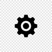 gears, wheel, axle, transmission icon svg