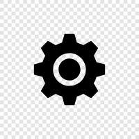 gears, locomotive, rail, trolley icon svg