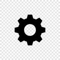 gears, wheel, axle, pulley icon svg