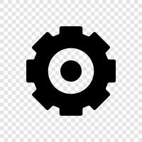 gears, wheels, axle, axle gear icon svg